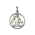 Anhänger 925/- Sterling Silber Sternzeichen Wassermann