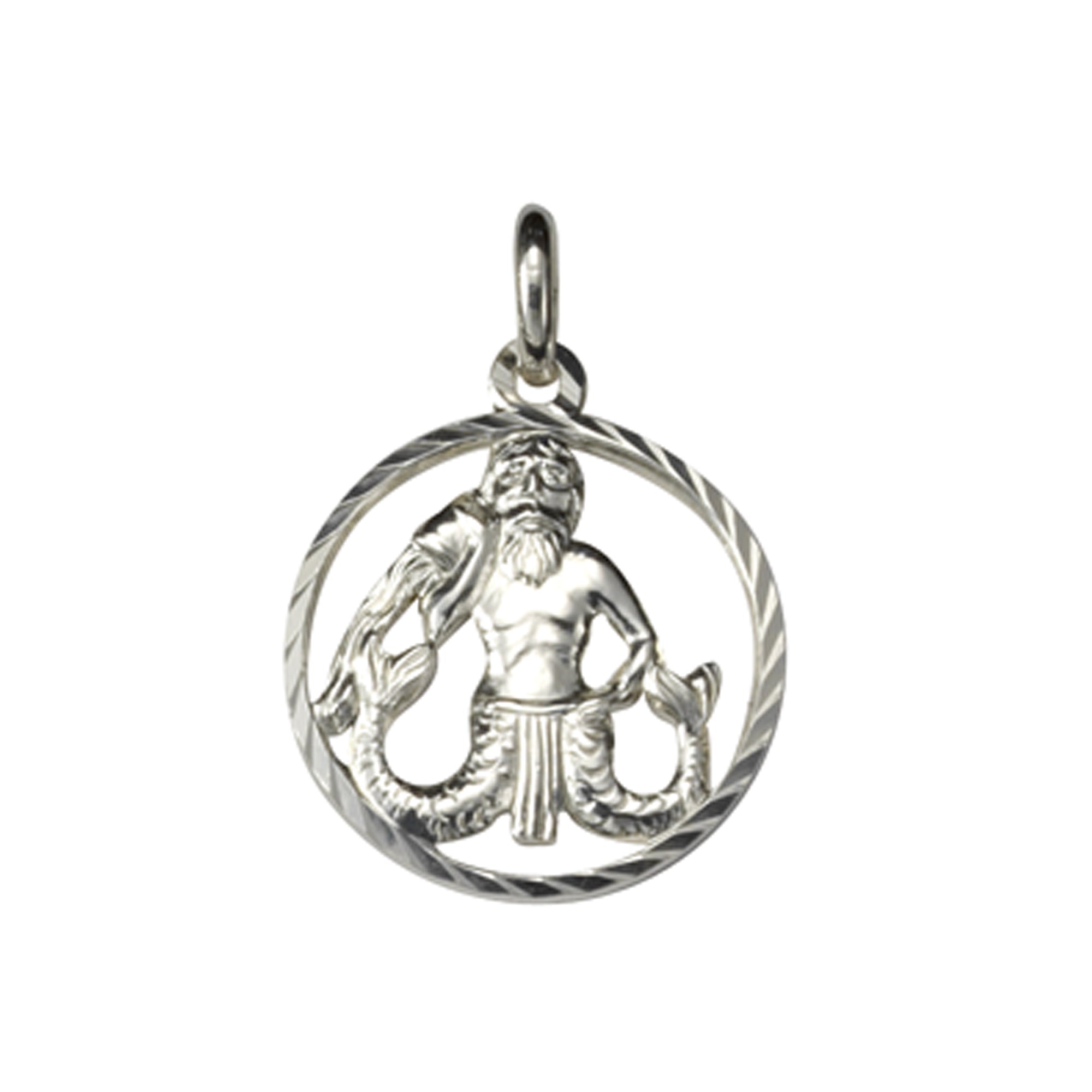 Anhänger 925/- Sterling Silber Sternzeichen Wassermann