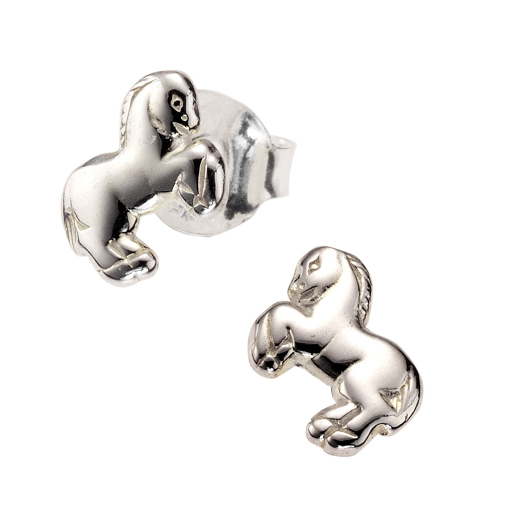 Ohrringe 925 Sterling Silber Pferd