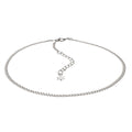 Fusskette 925 Silber Stern Motiv