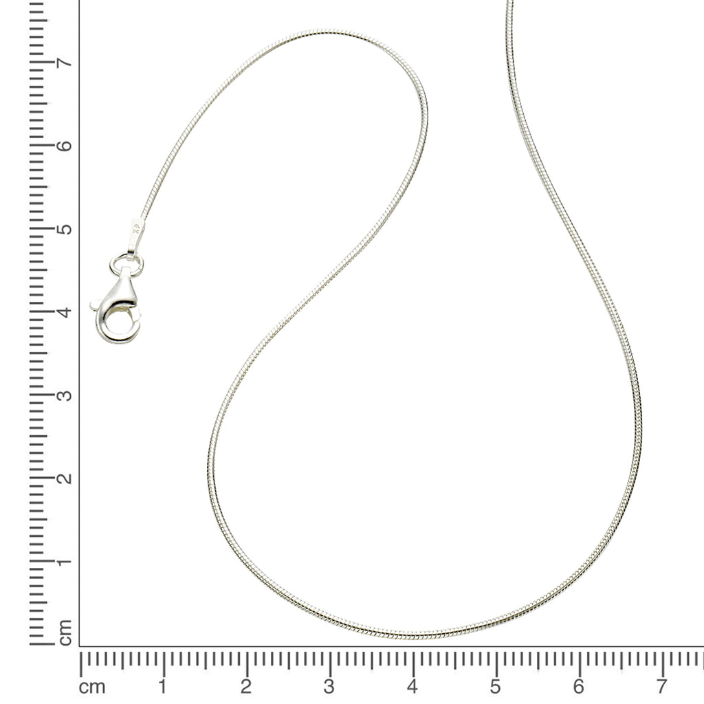 Collier 925/- Sterling Silber Schlangenkette