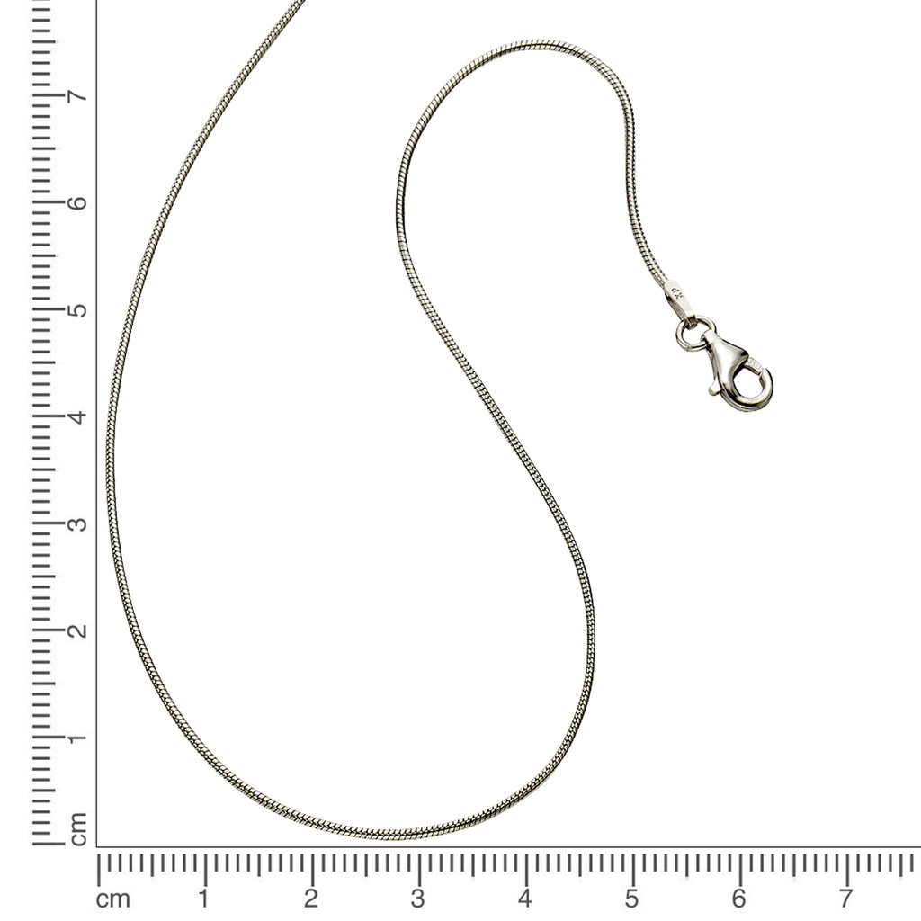 Collier 925/- Sterling Silber 42+5cm lang