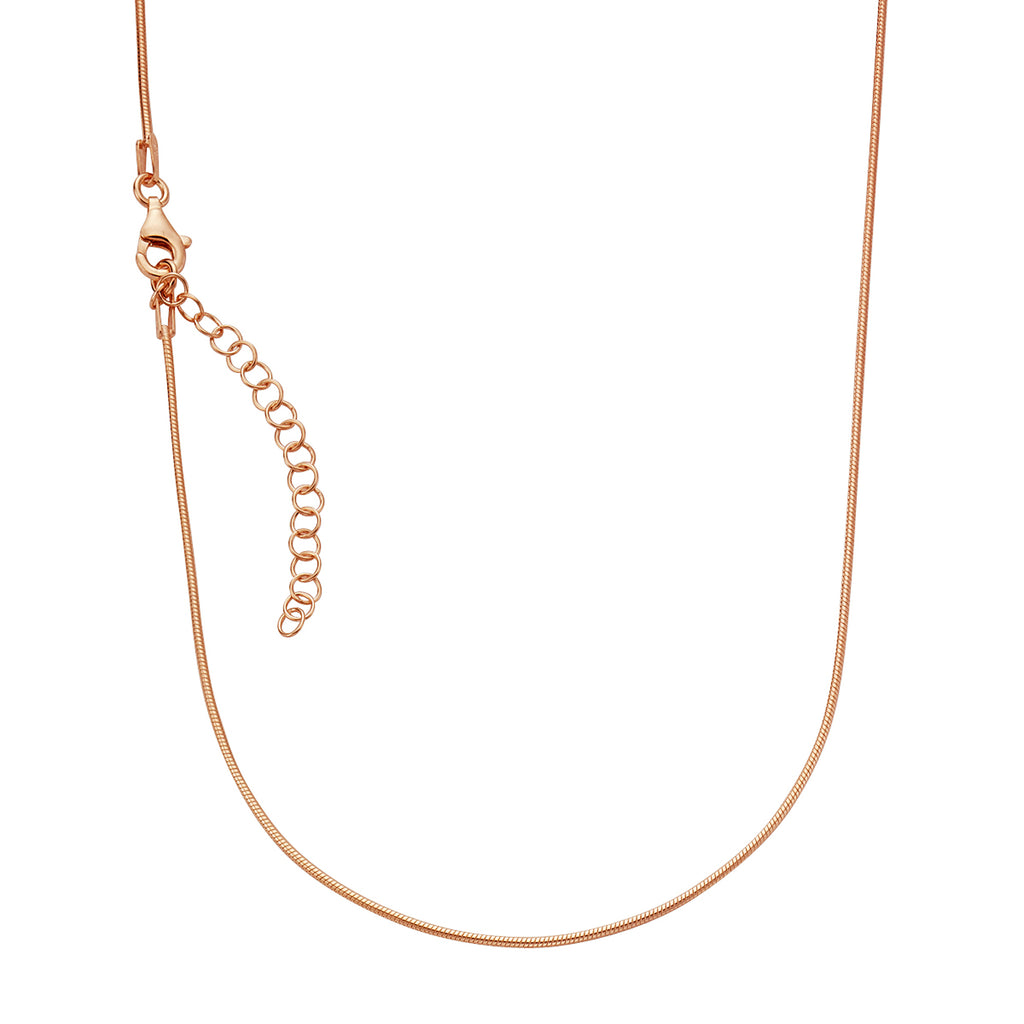 Collier 925/- Sterling Silber rotvergoldet 42+5cm