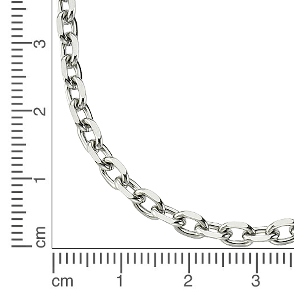 Halskette Edelstahl Ankerkette 4mm breit