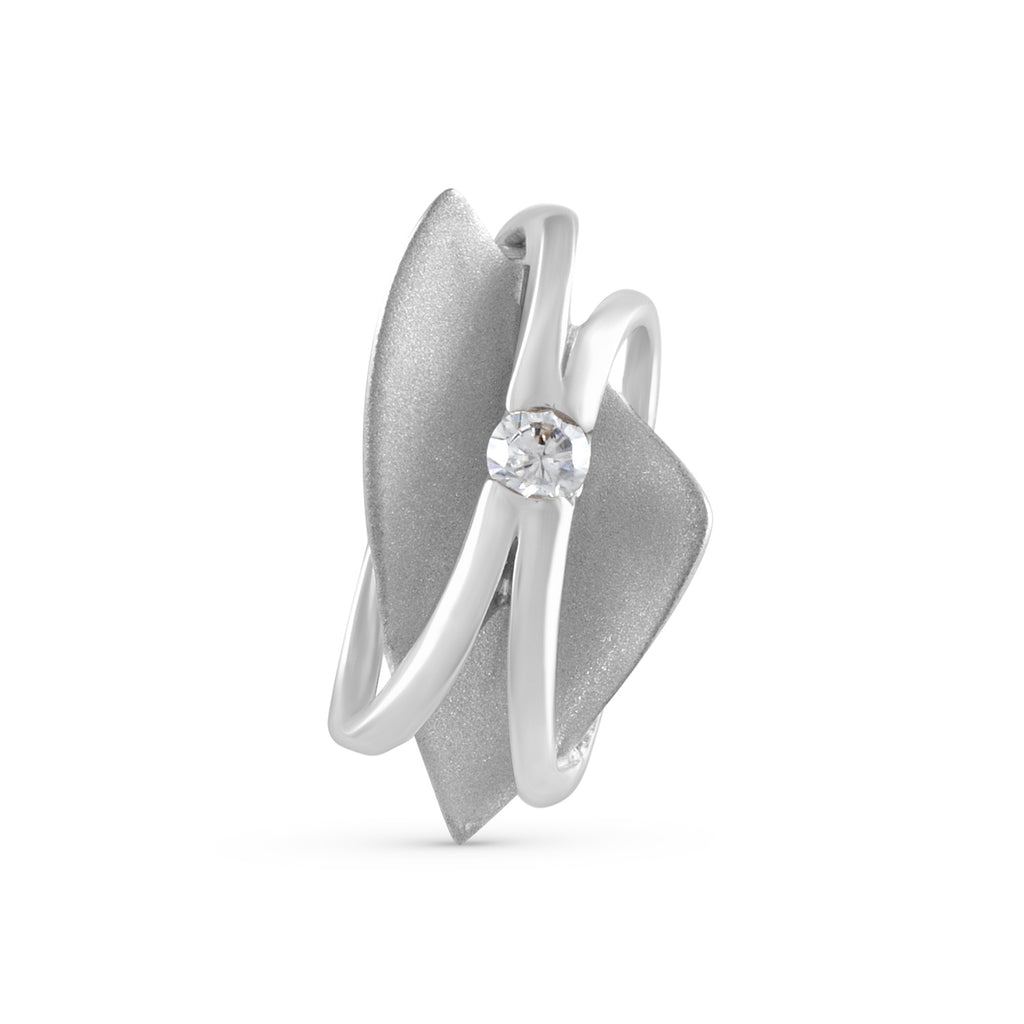 Anhänger Silber 925 rhodiniert Zirkonia