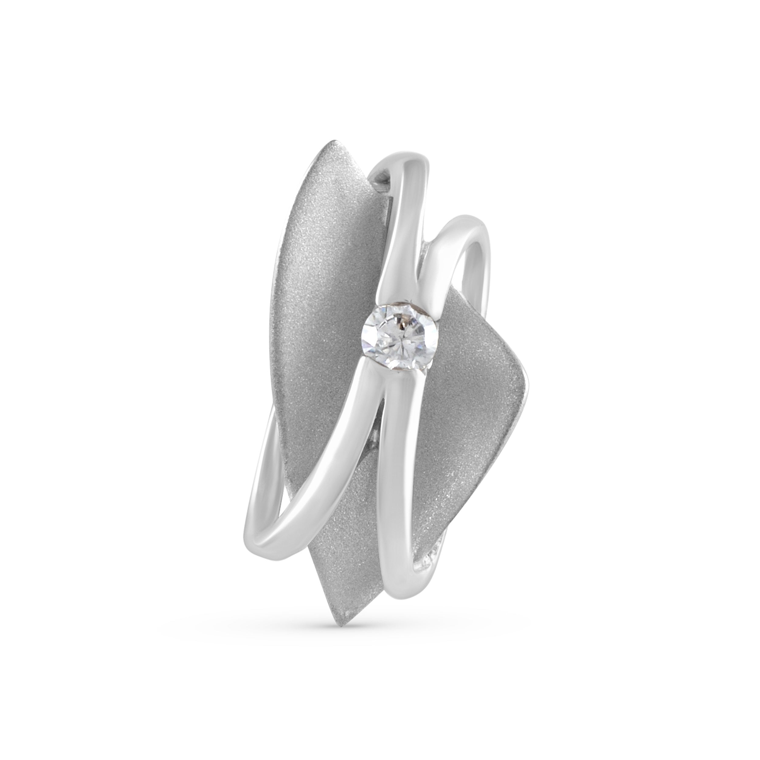 Anhänger Silber 925 rhodiniert Zirkonia