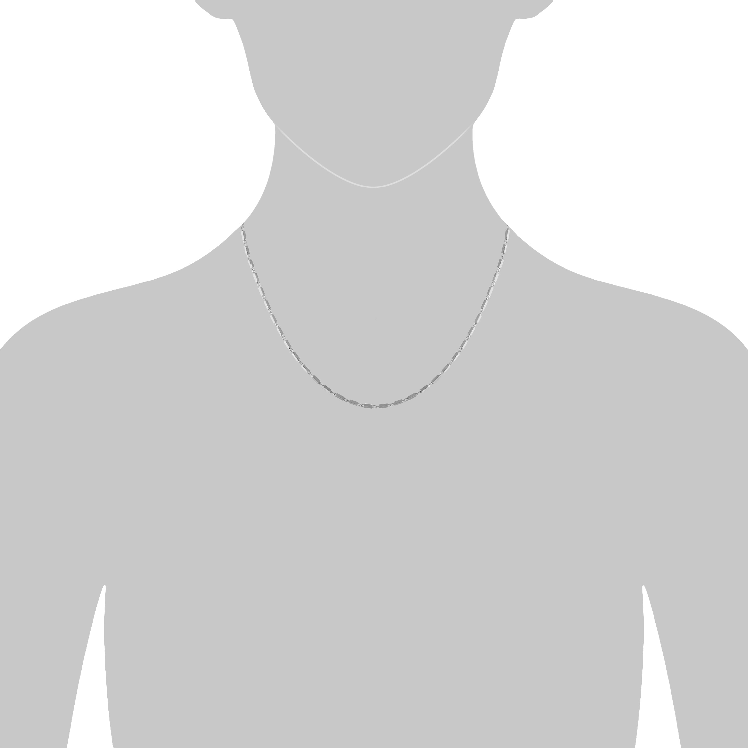 Collier 925/- Sterling Silber rhodiniert