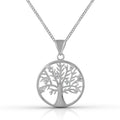 Anhänger mit Kette 925 Sterling Silber Lebensbaum