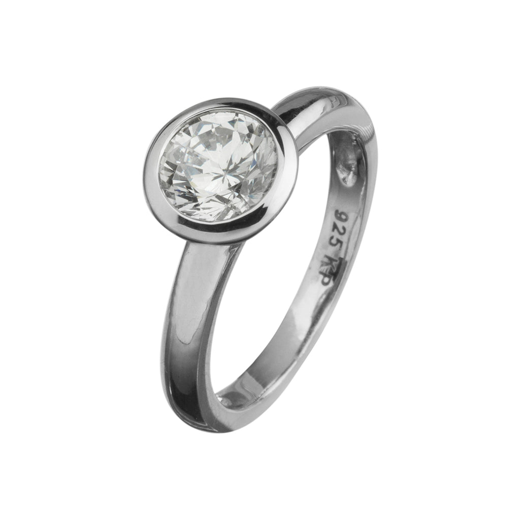 Ring Silber 925 Zirkonia weiß