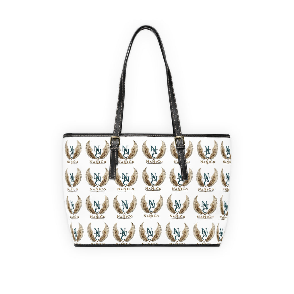 Monogram NaNiCo Schultertasche aus PU-Leder