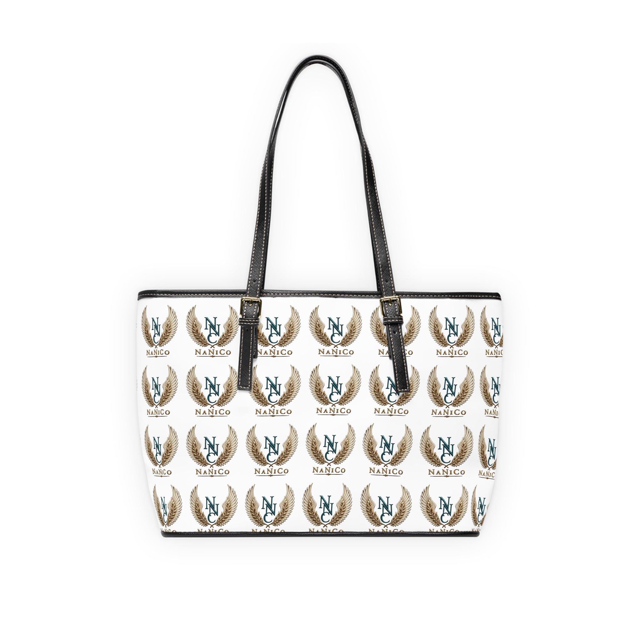 Monogram NaNiCo Schultertasche aus PU-Leder