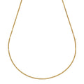 Collier Edelstahl vergoldet Ankerkette 2 mm breit