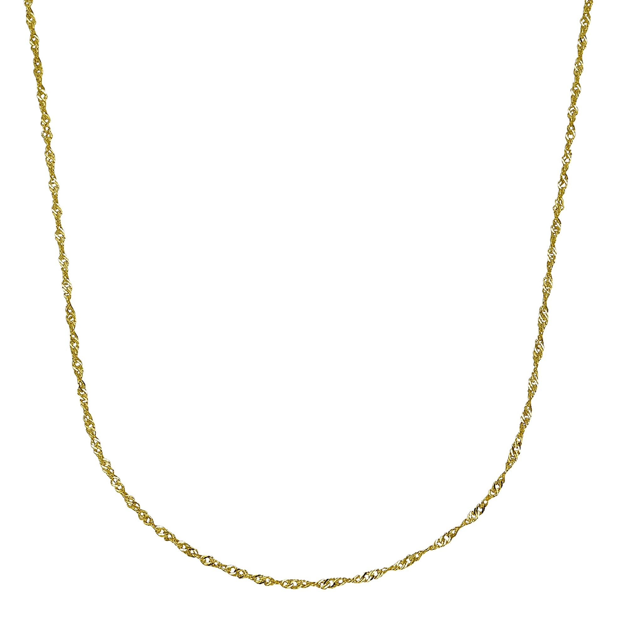 Collier 375 Gold Singapurkette 45cm