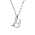 Halskette Silber 925 mit 1x Diamant 0,008ct. Buchstabe B