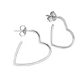 Steck Creolen 925 Sterling Silber rhodiniert