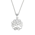 Halskette 925 Sterling Silber rhodiniert Lebensbaum