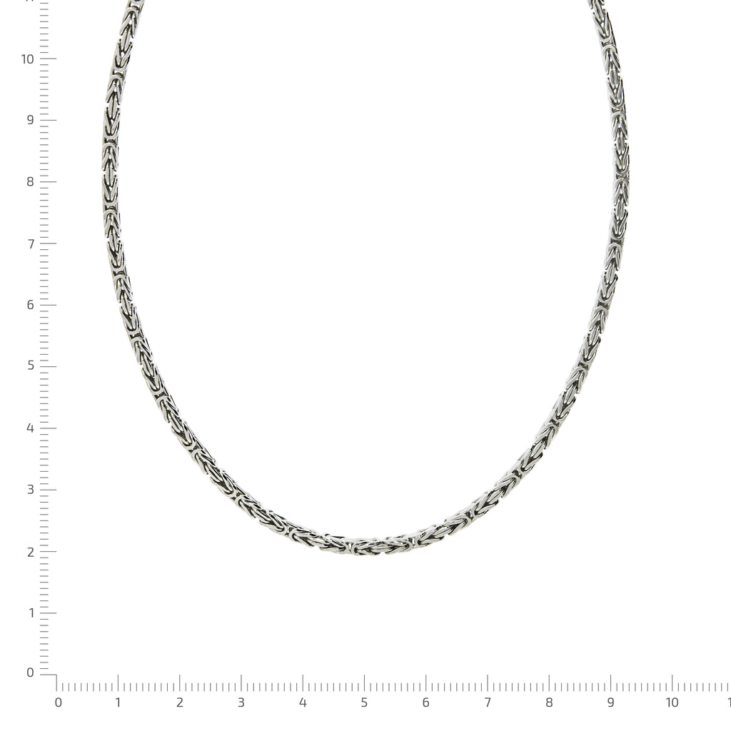 Halskette Silber 925 poliert Königskette 2,2mm breit