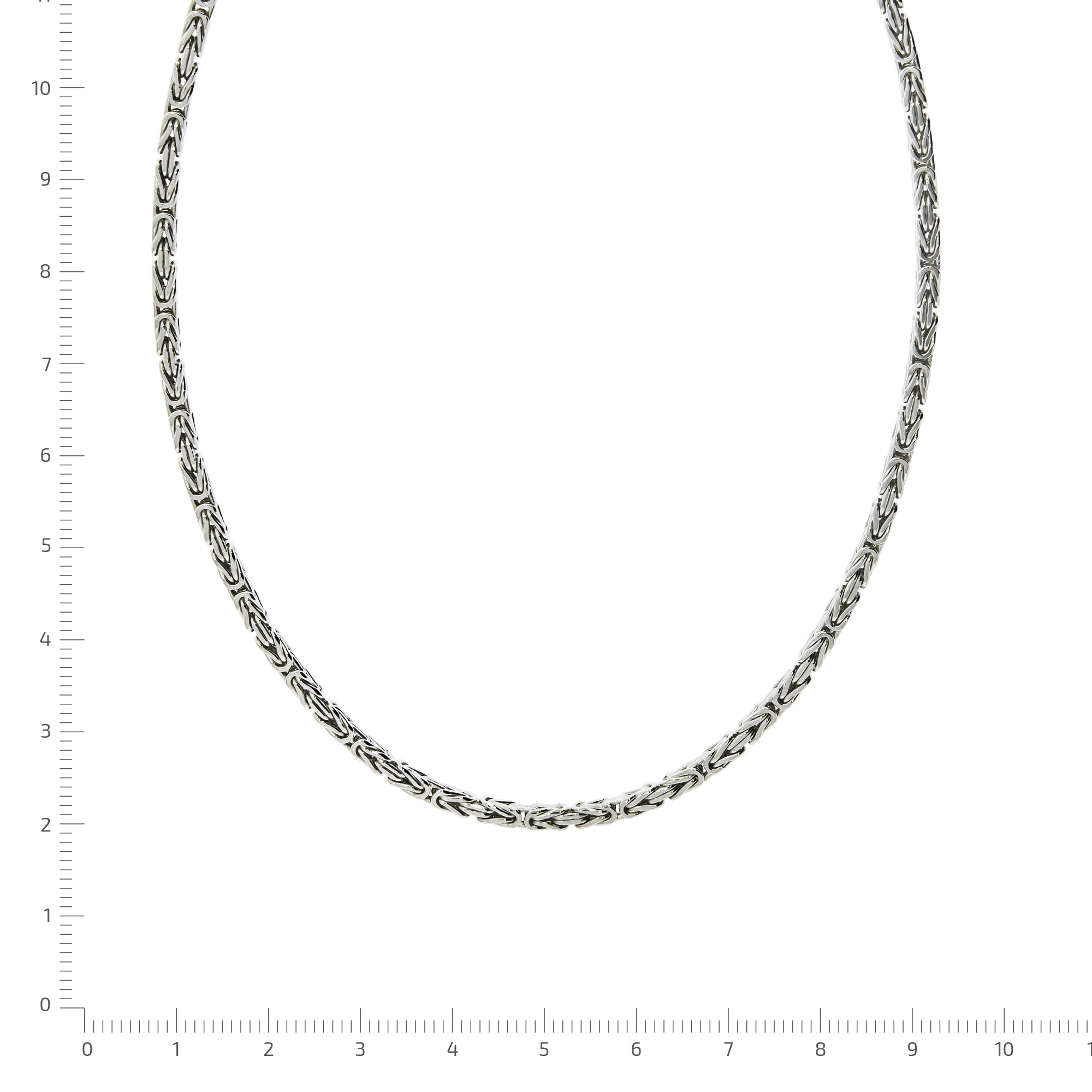 Halskette Silber 925 poliert Königskette 2,2mm breit