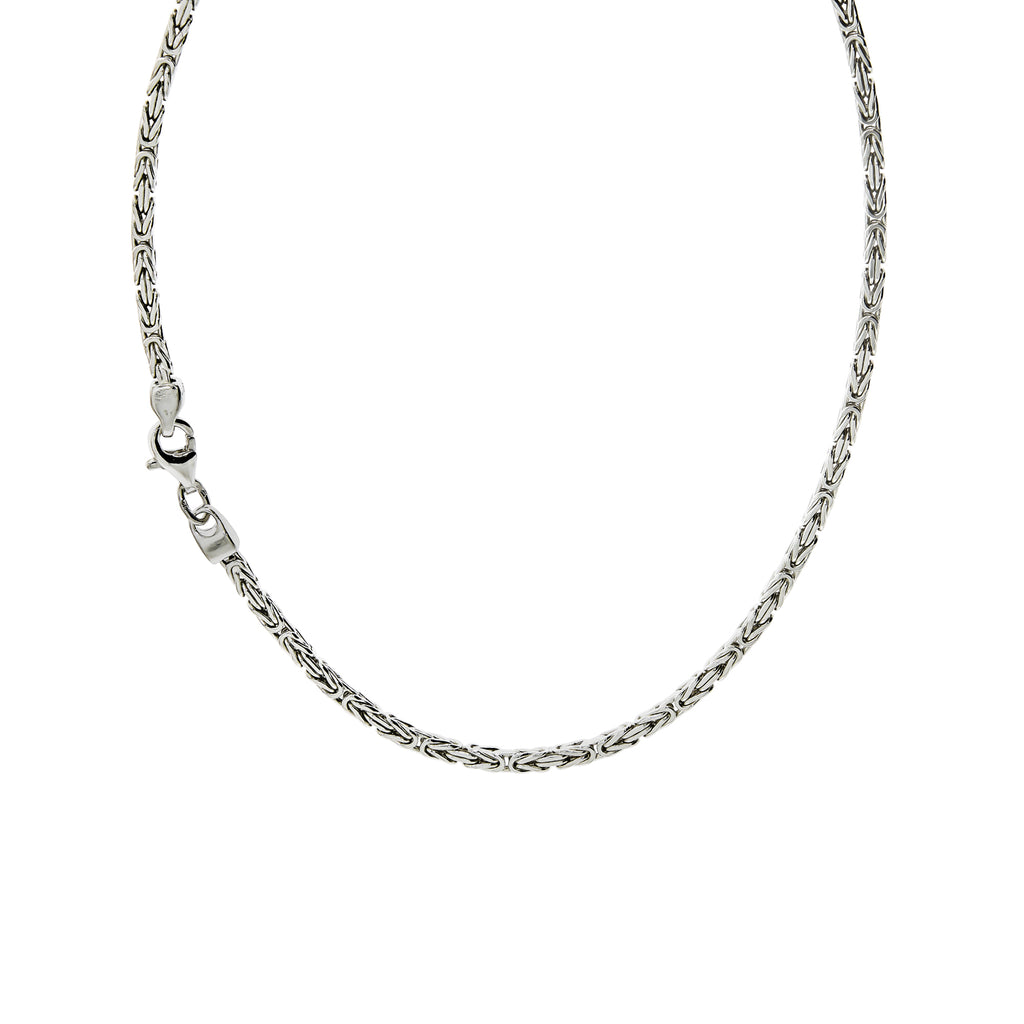 Halskette Silber 925 poliert Königskette 2,2mm breit