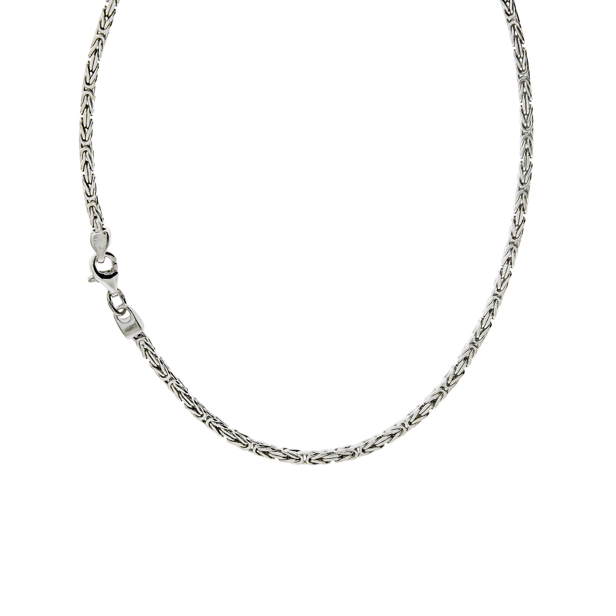 Halskette Silber 925 poliert Königskette 2,2mm breit