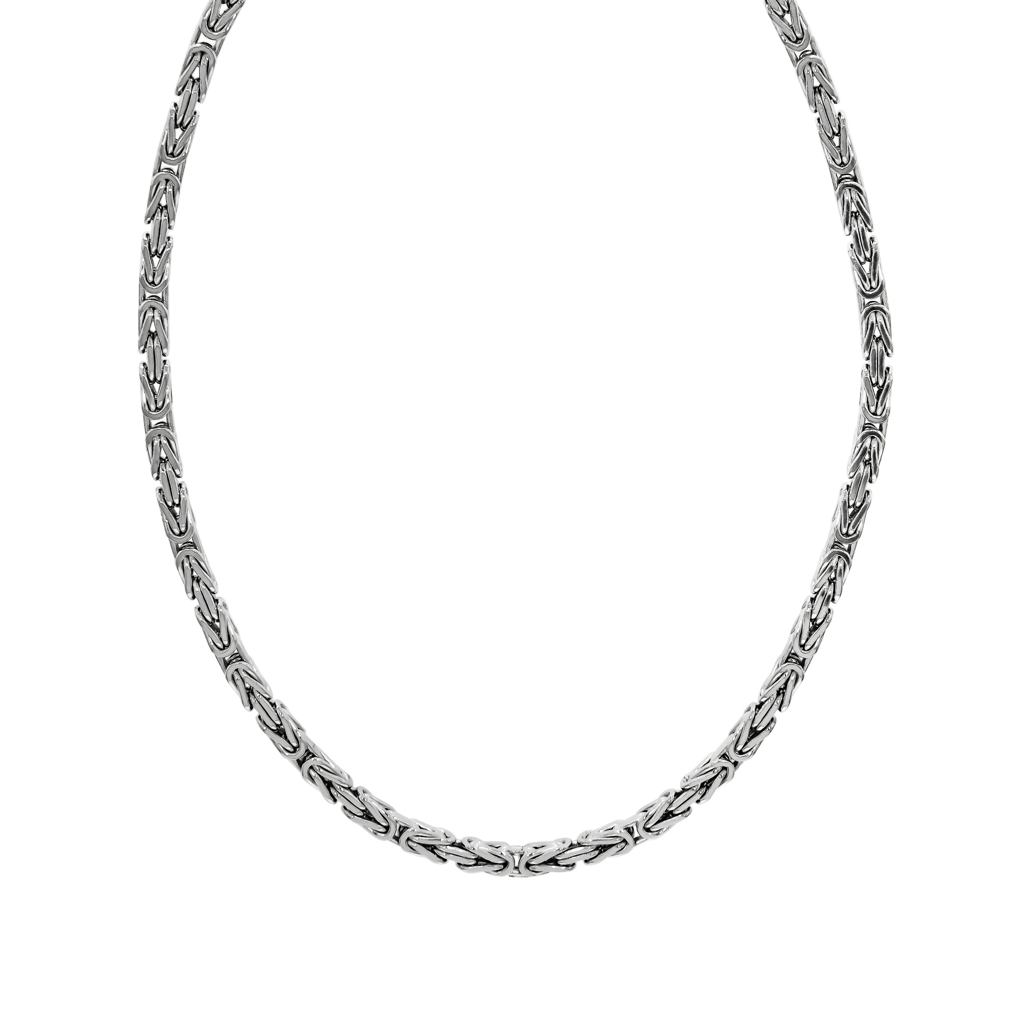 Halskette Silber 925 poliert Königskette 3mm breit