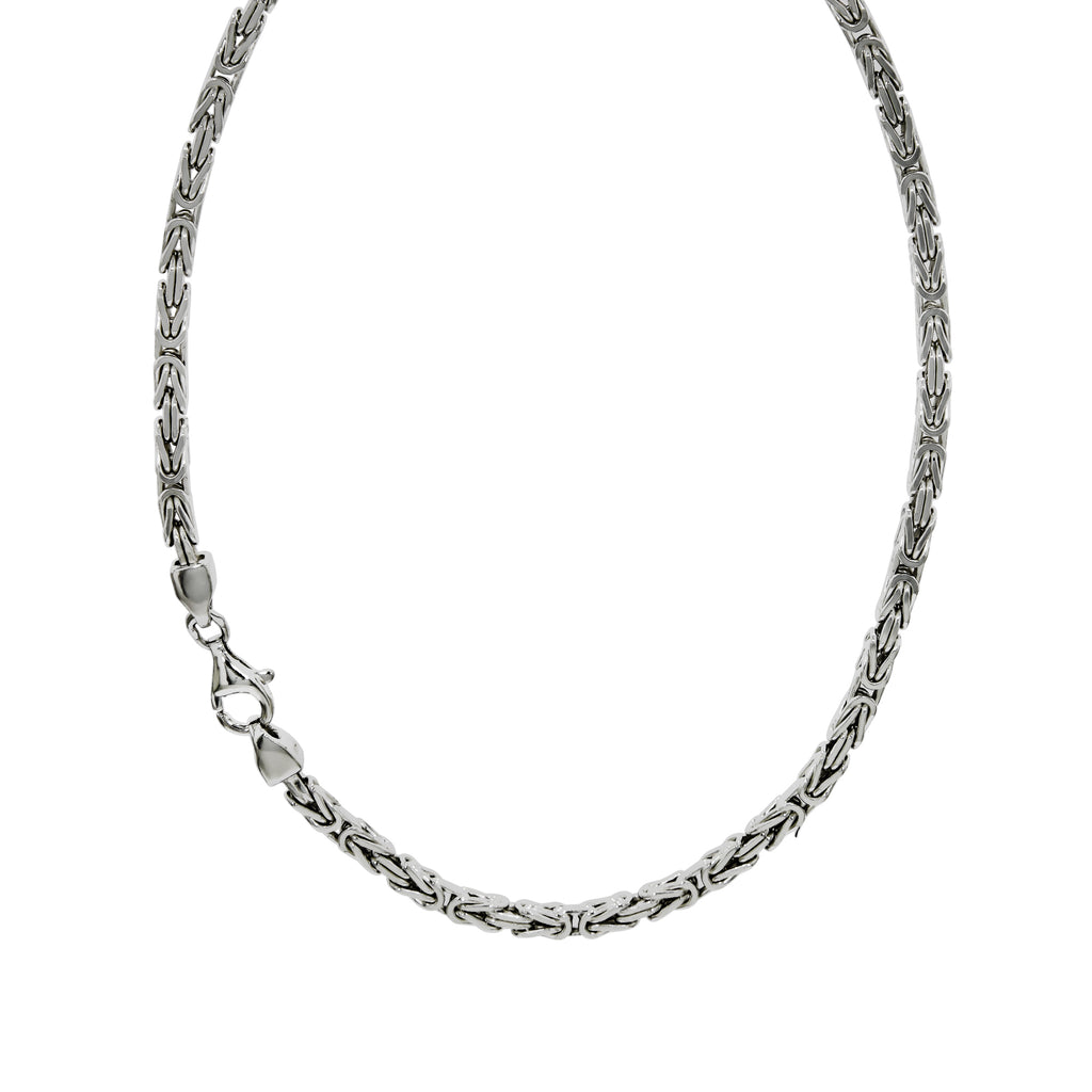 Halskette Silber 925 poliert Königskette 3mm breit
