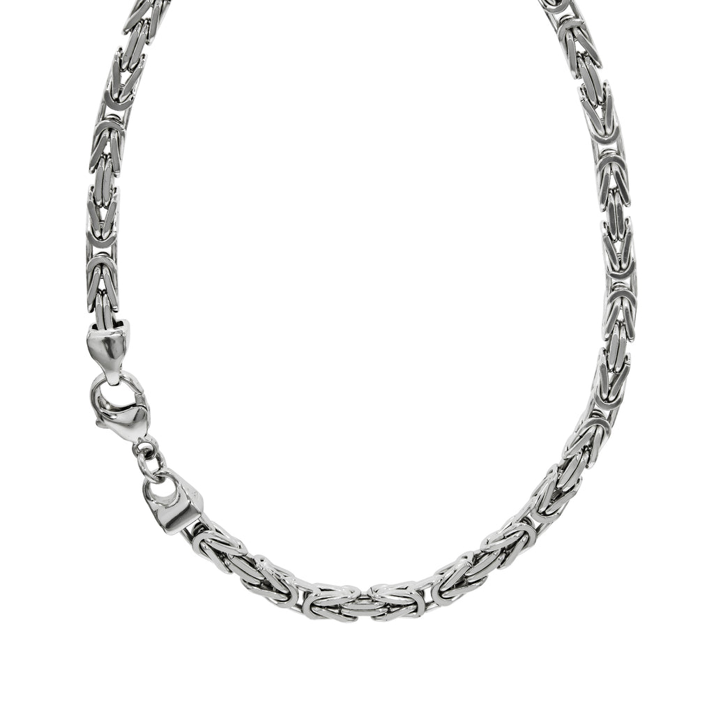 Halskette Silber 925 poliert Königskette 5mm breit
