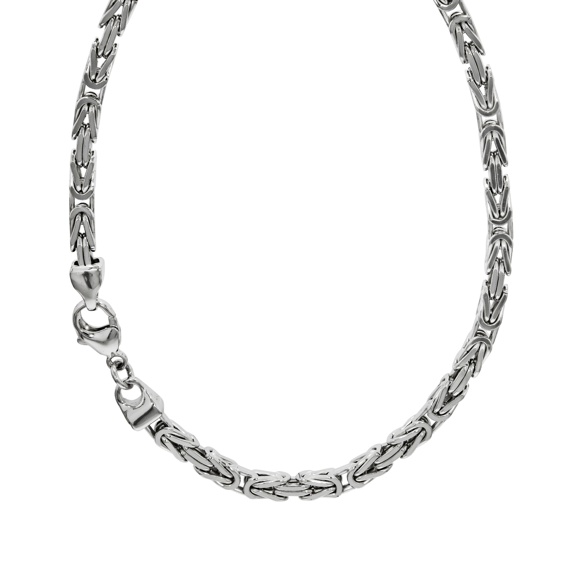 Halskette Silber 925 poliert Königskette 5mm breit