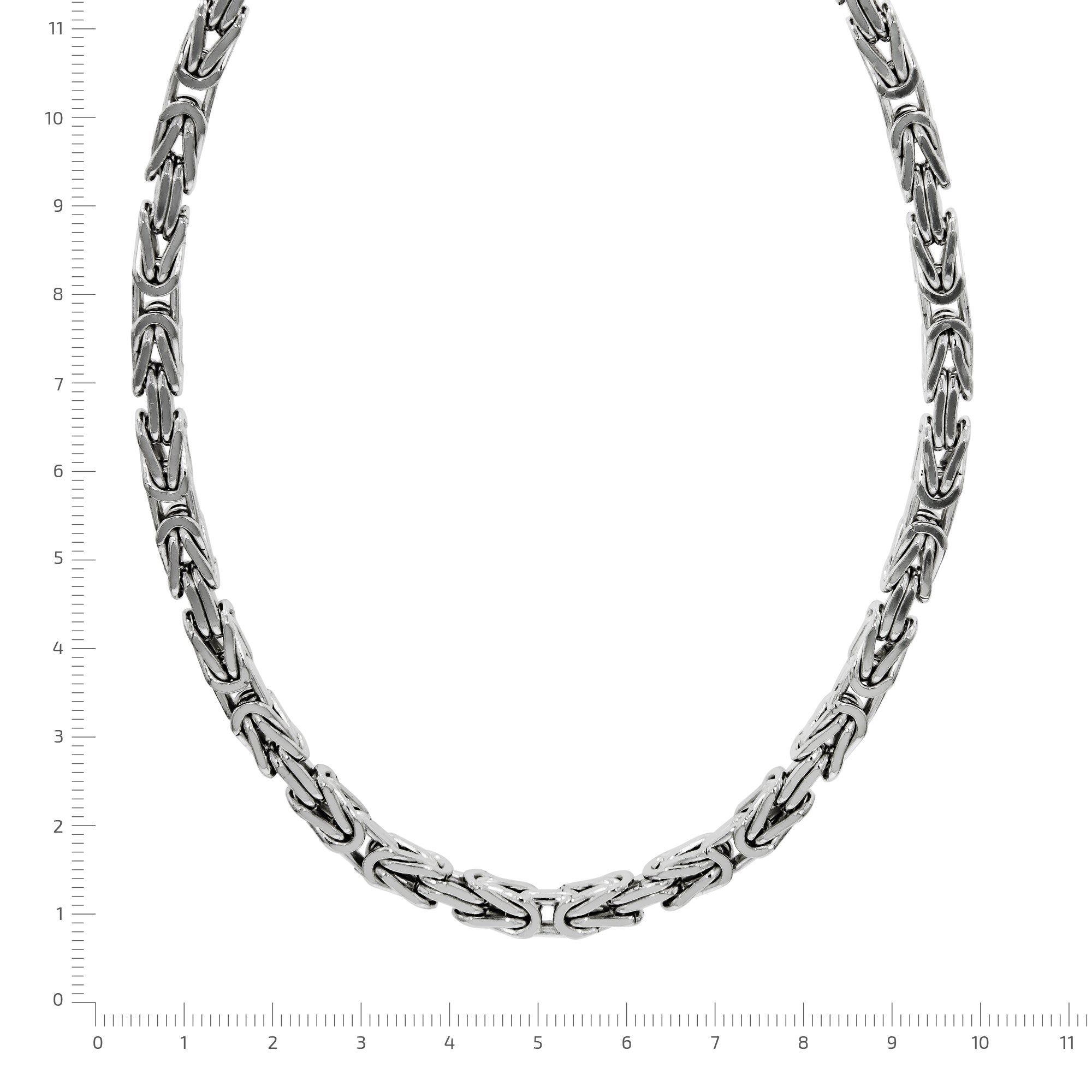 Halskette Silber 925 poliert Königskette 5mm breit