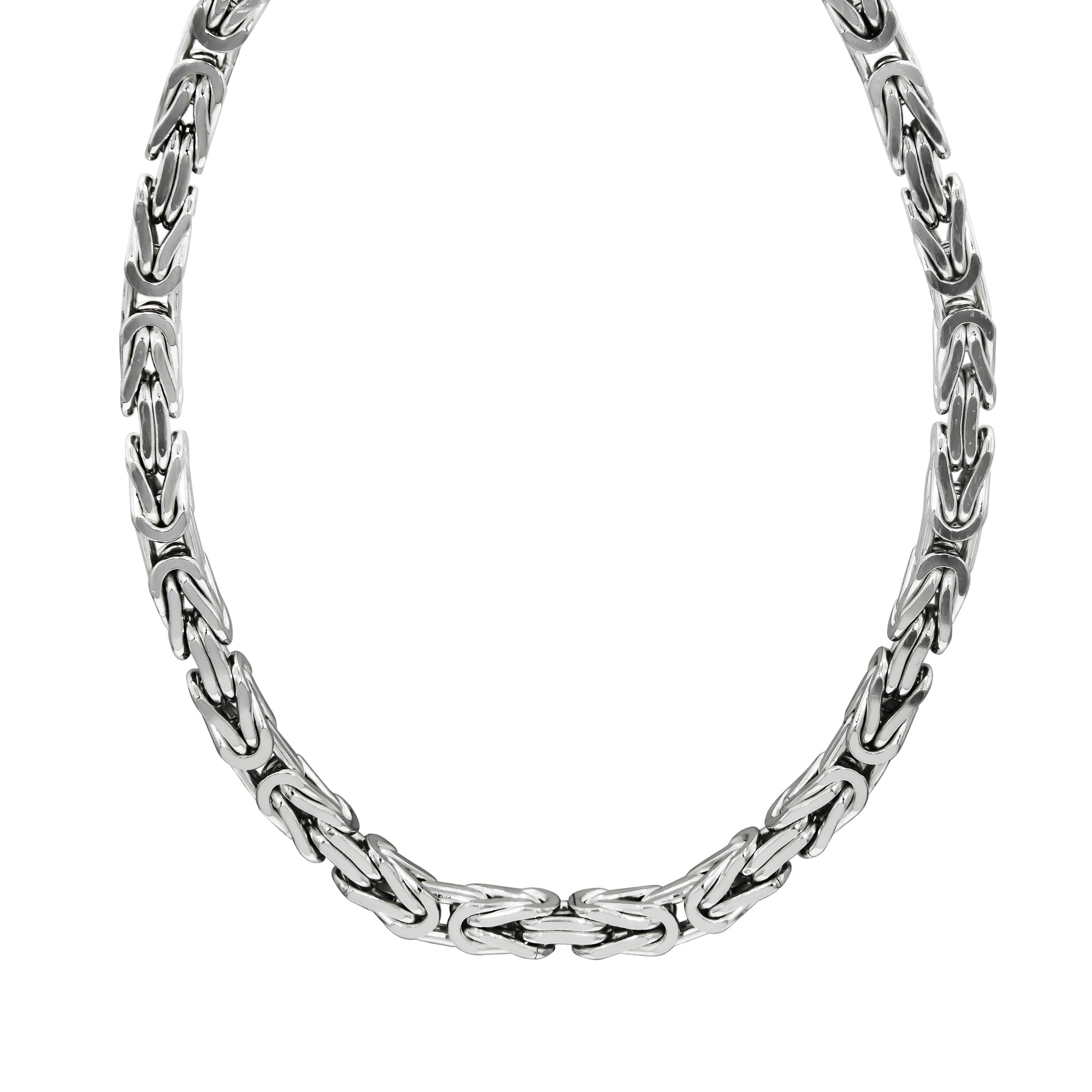 Halskette Silber 925 poliert Königskette 6mm breit