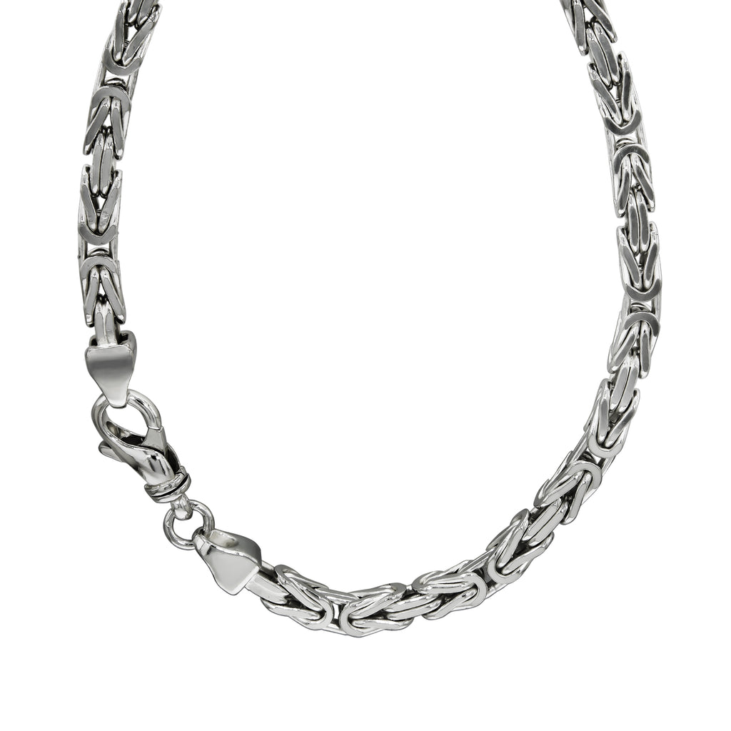 Halskette Silber 925 poliert Königskette 6mm breit