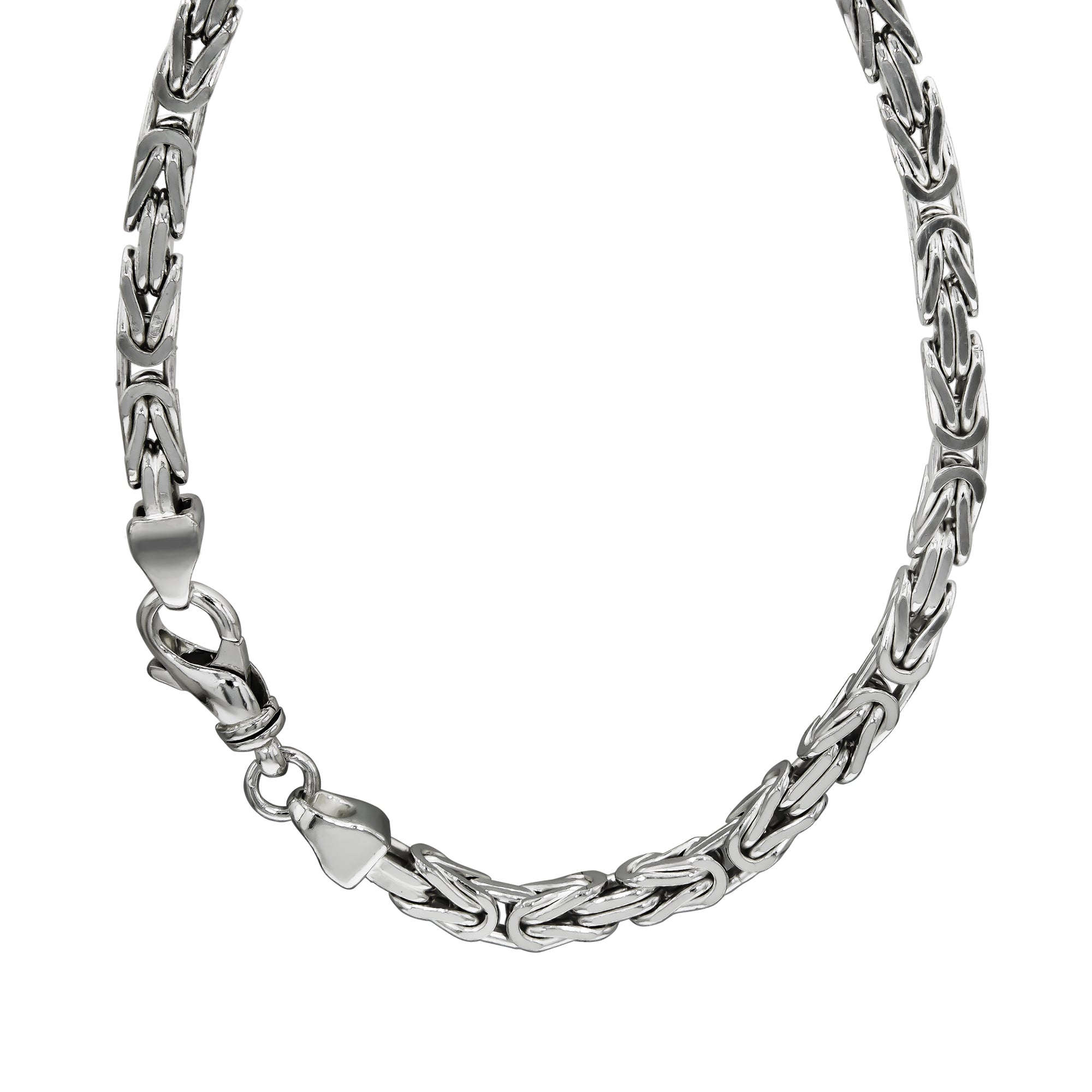 Halskette Silber 925 poliert Königskette 6mm breit