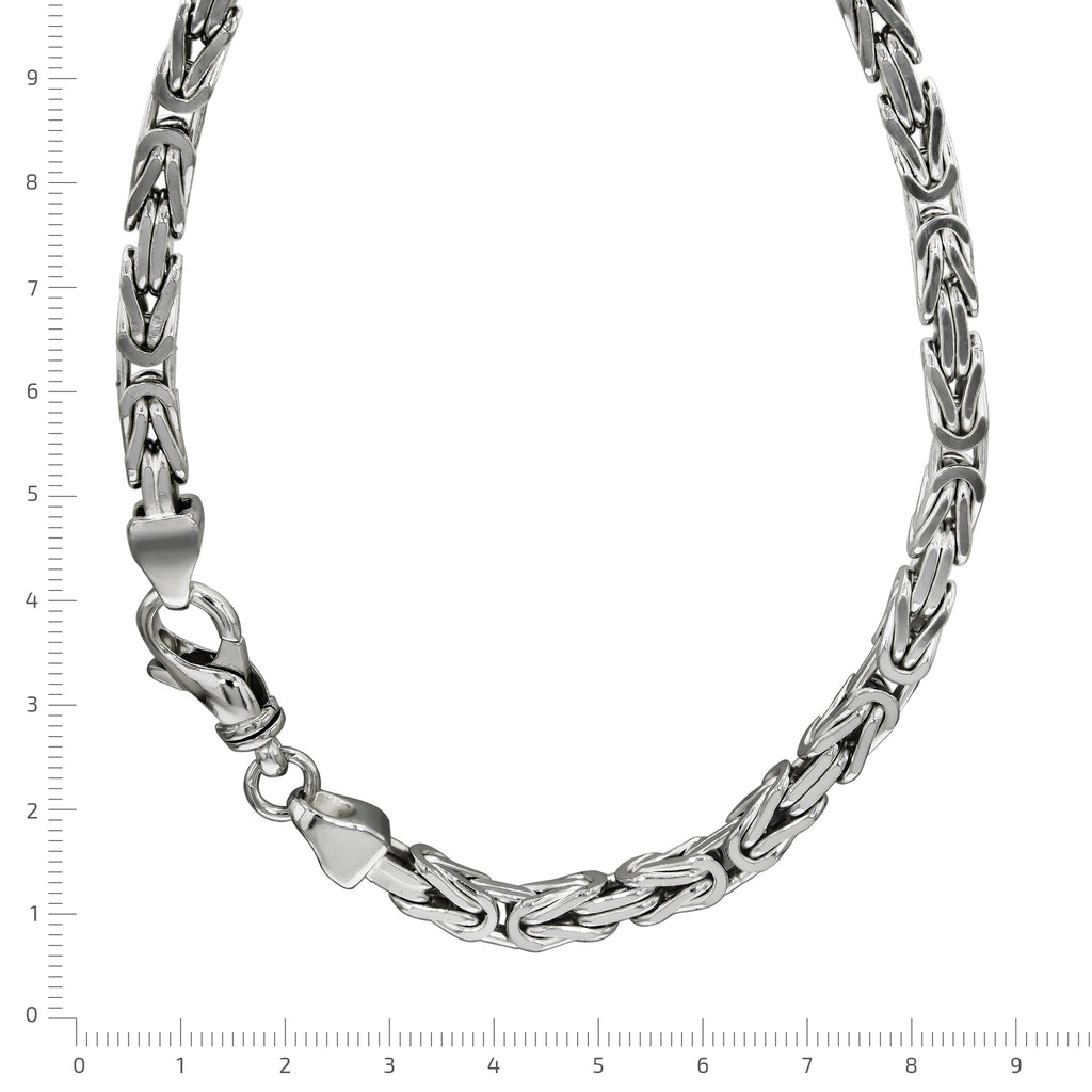 Halskette Silber 925 poliert Königskette 6mm breit