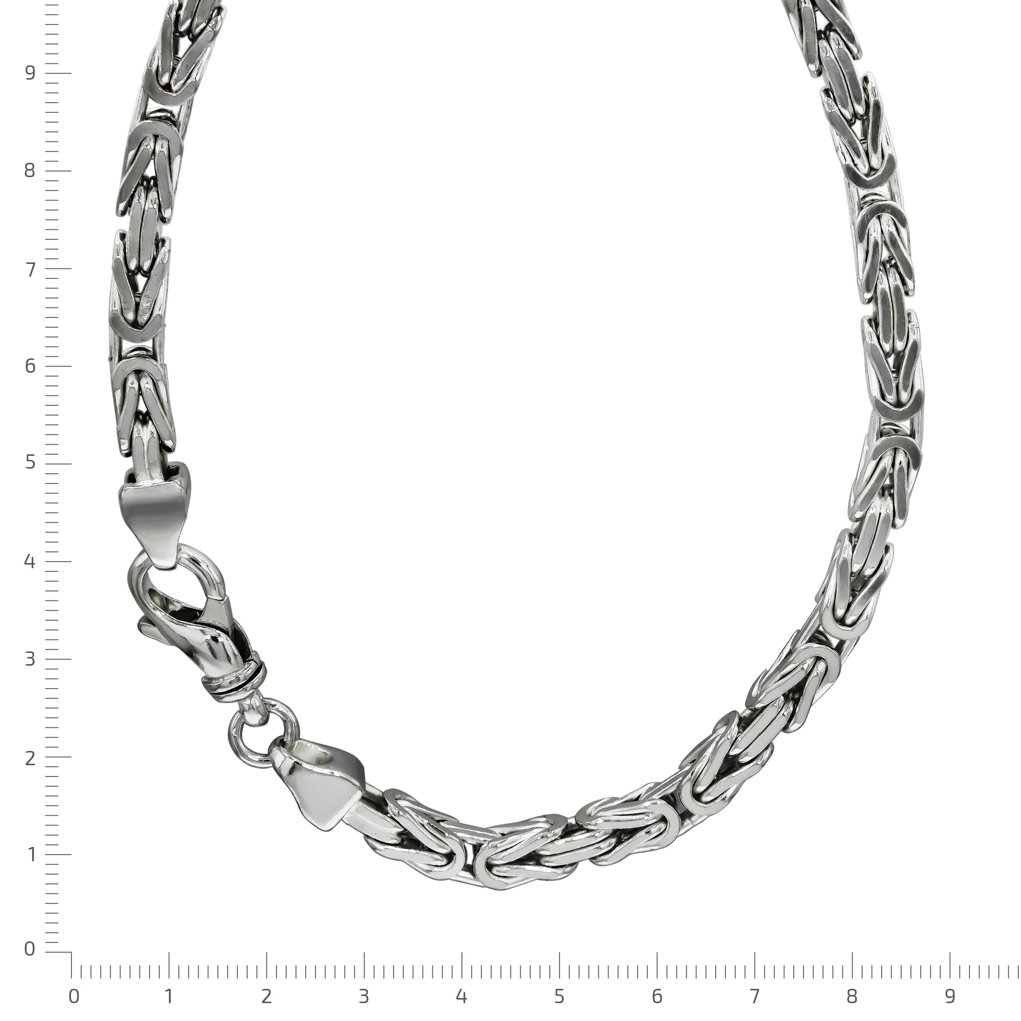 Halskette Silber 925 poliert Königskette 6mm breit