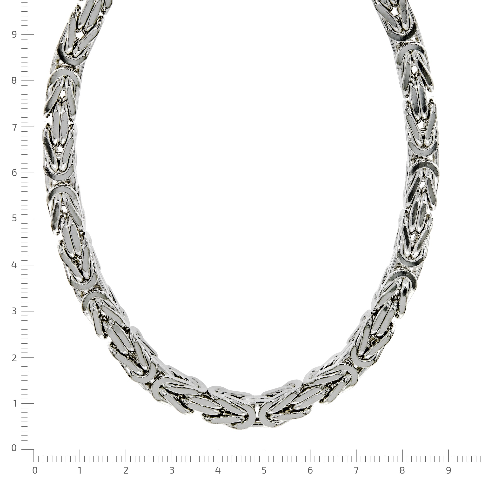 Halskette Silber 925 poliert Königskette 7mm breit