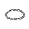 Armband Silber 925 poliert Königskette 6 mm breit