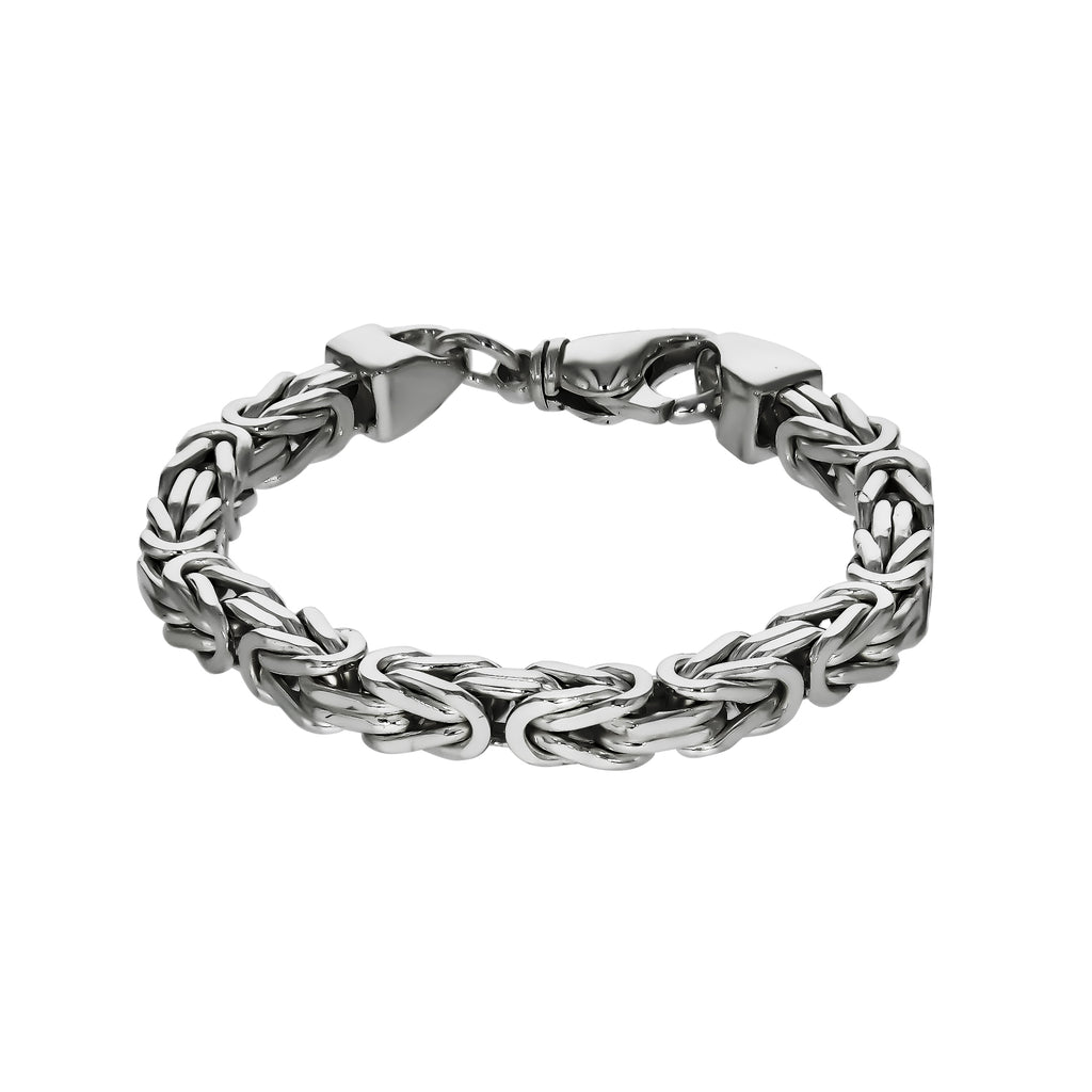 Armband Silber 925 poliert Königskette 7mm breit