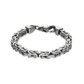 Armband Silber 925 poliert Königskette 7 mm breit