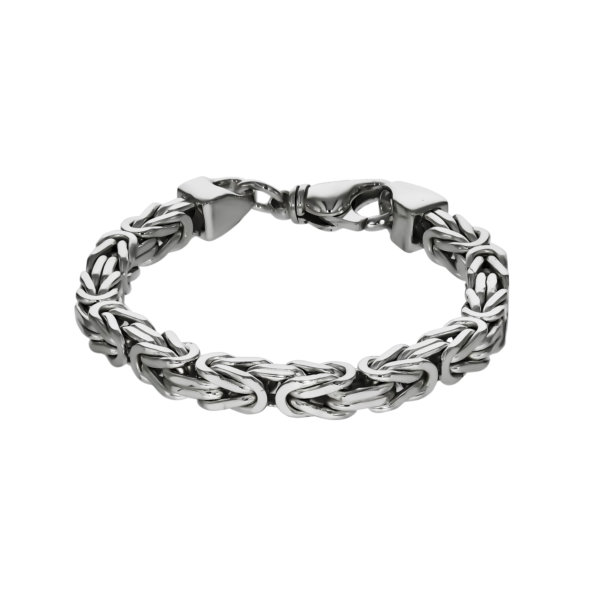 Armband Silber 925 poliert Königskette 7mm breit