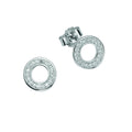 Ohrstecker 925 Silber rhodiniert Zirkonia
