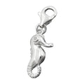 Anhänger Charm Seepferdchen mit Zirkonia Silber 925 rhodiniert