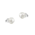 Ohrstecker 6 mm Süßwasserzuchtperle mit Silberkreuz Silber 925