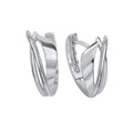 Creolen 925 Silber rhodiniert