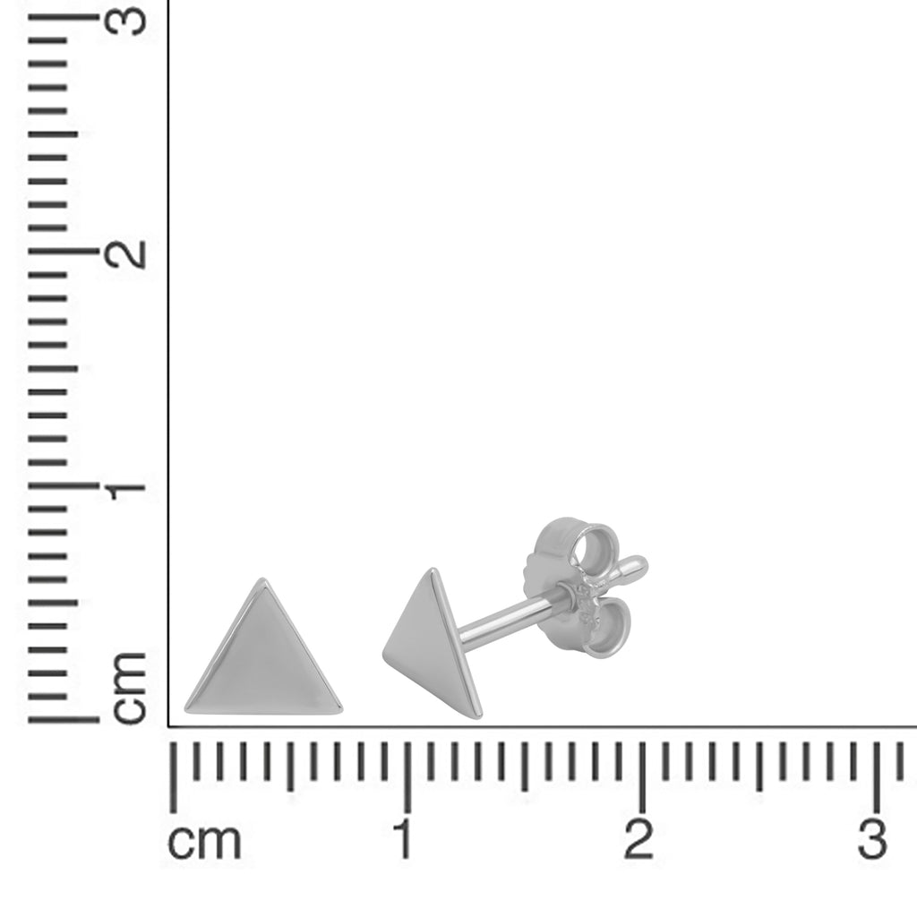 Ohrstecker 925 Silber rhodiniert