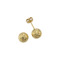 Ohrstecker 375 Gold 6mm Durchmesser