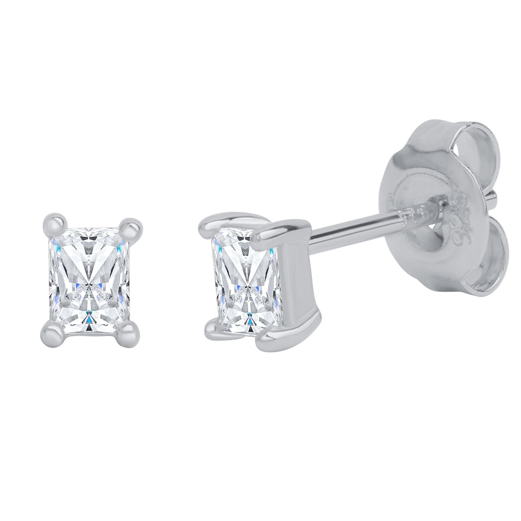 Ohrstecker 925 Silber rhodiniert