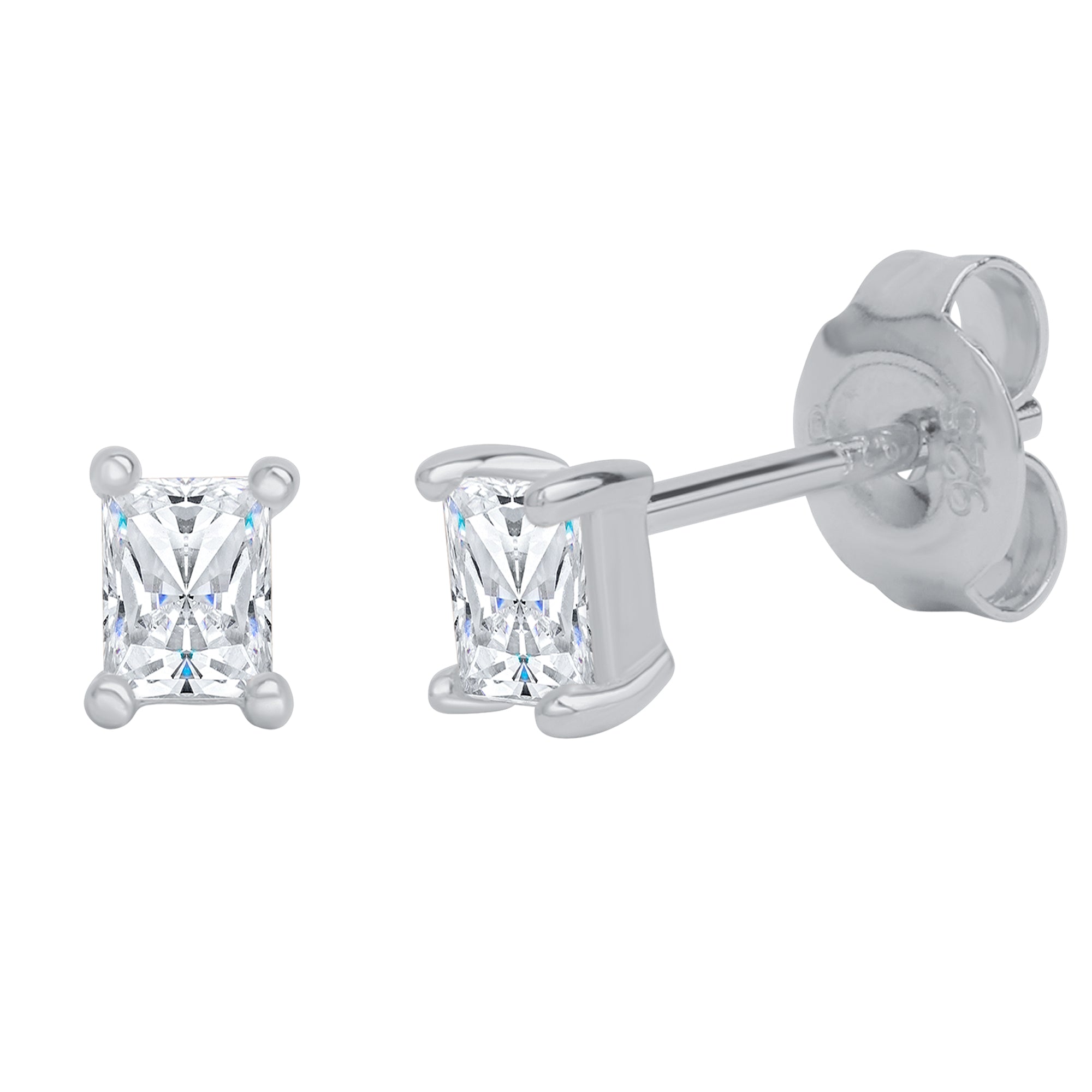 Ohrstecker 925 Silber rhodiniert