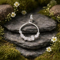 Anhänger 375/- Weißgold Zirkonia weiß