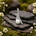 Anhänger 925/- Sterling Silber rhodiniert Süßwasserzuchtperle