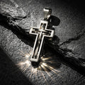 Anhänger Edelstahl Kreuz